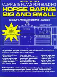 Complete Plans for Building Horse Barns Big and Small by Mary F. Harcourt, Nancy W. Ambrosiano (1997, Hardcover)