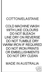 Cotton Care Label