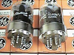 6146B ELECTRICALLY MATCHED PAIR GE VALVES TUBES NOS