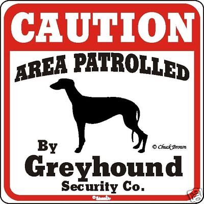 Greyhound Caution Dog Sign - Many Pet ...
