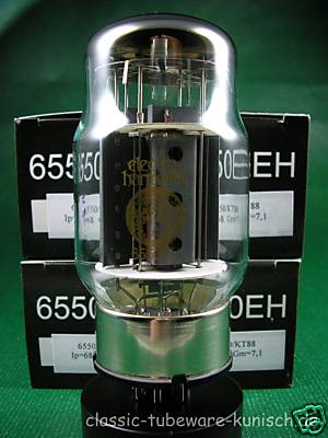 Лампа 6550 EH matched Quad (4 Stück) NEU - Tubes ( KT88 ) new.