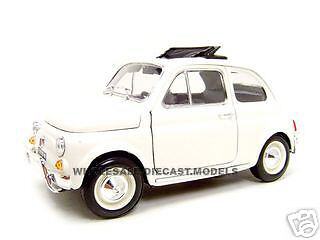 1968 FIAT 500 L WHITE 118 DIECAST MODEL  