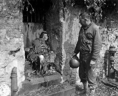 Dead German Soldier Killed 3 US Soldiers   WWII Photo  