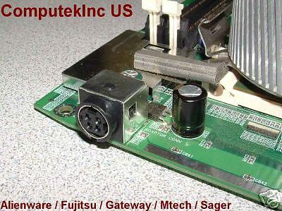 Acer Clevo Sager Gateway Mtech Fujitsu 4pin DC Jack #48  