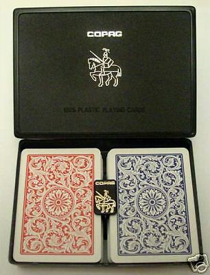 COPAG 1546 100% Plastic POKER Playing Cards +1 KEM Card  