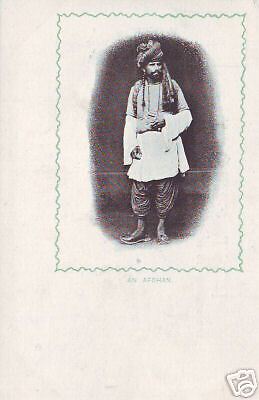 Yemen postcard Afghan man in traditional dress p81652  