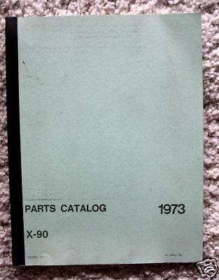 X90 REPO PARTS CATALOG 1973 HARLEY DAVIDSON AERMACCHI  
