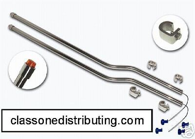 Bores Stainless Steel Bumper Guides   Freightliner  