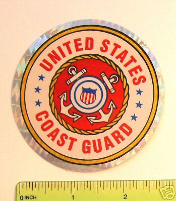 UnitedStates *COAST GUARD* Sparkly Window Sticker Decal  