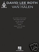 DAVID LEE ROTH / VAN HALEN GUITAR SHEET MUSIC BOOK TAB  