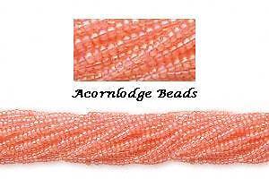 ALSB72 CZECH 11/0 Seed Beads SOL GEL RAINBOW ROSE Hank  