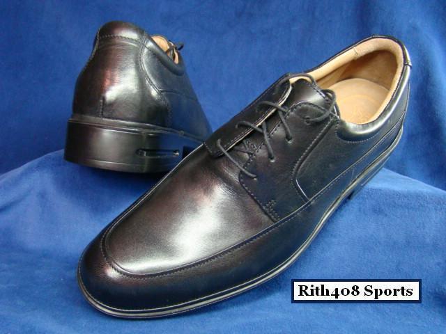 ROCKPORT ROHART BLACK LEATHER Dress Shoes Sz 8 M NEW  