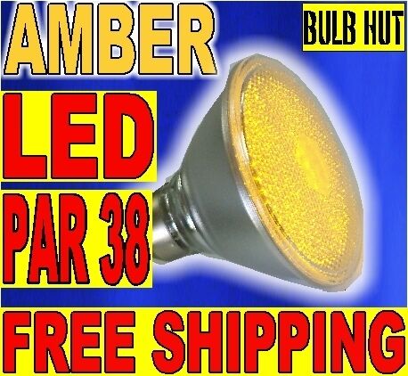 AMBER 165 LED PAR 38 LAMP BULB dj light stage YELLOW  
