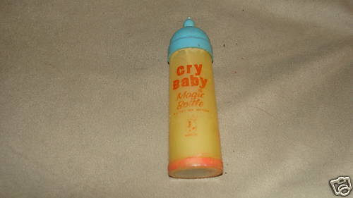 Vintage Cry Baby Magic Bottle  