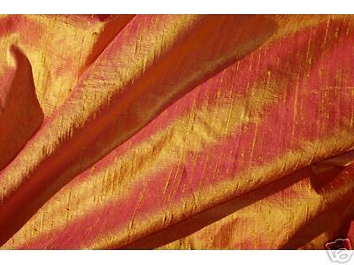 HAWAIIAN SUNSET DUPIONI SILK FABRIC   54 WIDE  