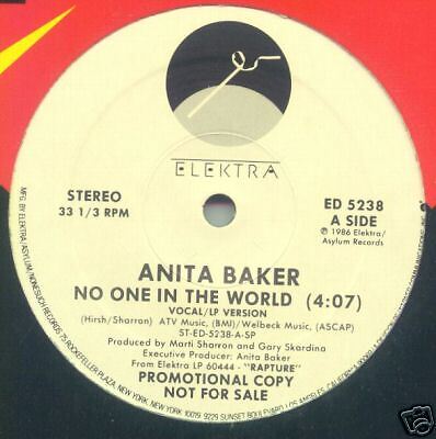Anita Baker   No One In The World (Electra ED 5238)  