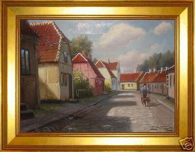 Edmund Fischer 1944 Village Street w Oak Framed Houses