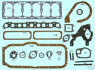 1948 55 Willys Jeep 6 148 161 Full Engine Gasket Set  