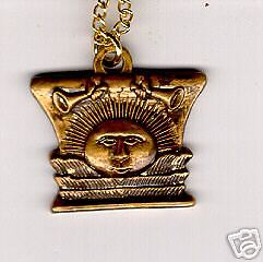 NAUVOO SUNSTONE GOLD NECKLACE MORMON UTAH  