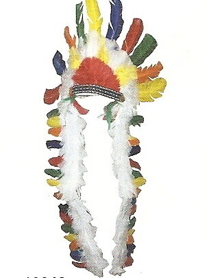 Native American Indian Feather Headdress Costume NEW  