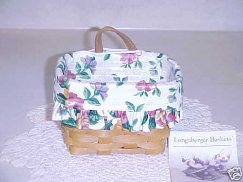 Longaberger Ambrosia Booking Basket  