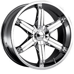 Giovanna Attack Chrome 20x9.5 5x5 & 5x135 SINGLE wheel  