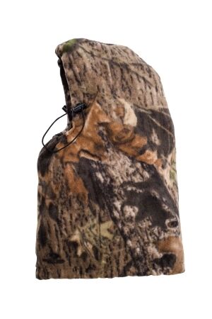 Due North E Z Lok Fleece Hood Break Up Camo Hunting  