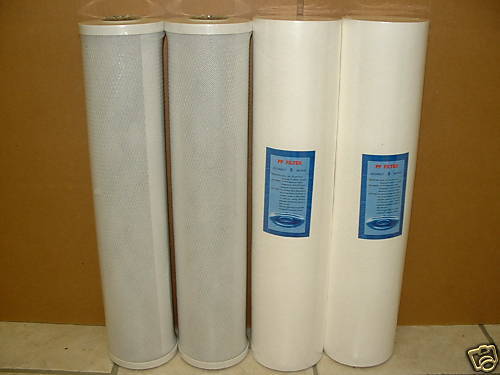 Big Blue Whole House Water Filter 20x4.5 Sediment Carbon CTO 