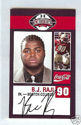 RAJI BC EAGLES SENIOR BOWL BOSTON COLLEGE PACKERS  