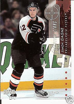 Simon Gagne 02/03 Upper Deck Shooting Stars  