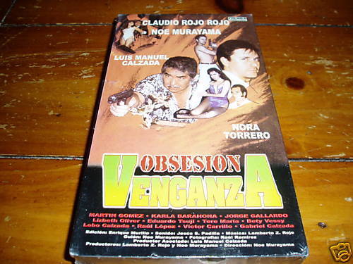 EN ESPANOL VHS Obsesion Venganza Claudio Rojo Rojo  