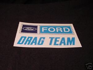 Ford drag team sticker #8