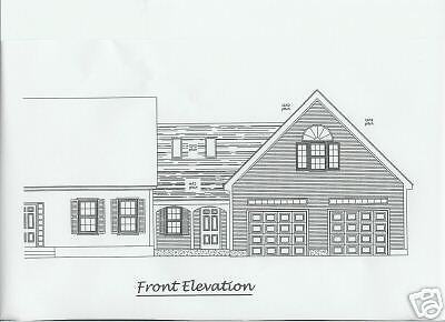 GARAGE ADDITION PLANS   CAPECOD/ COLONIAL STYLE  