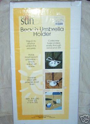 SUMMER~TIME~BEACH~PARK~PICNIC~LARGE~UMBRELLA~HOLDER  