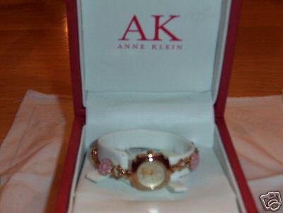Anne Klein gold tone bracelet watch  
