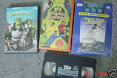 THE WIGGLES WIGGLY SAFARI VHS TAPE W/ CROCODILE HUNTER  