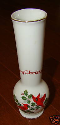 PARMA by AAI Japan Christmas Cardinals Holly Bud Vase  