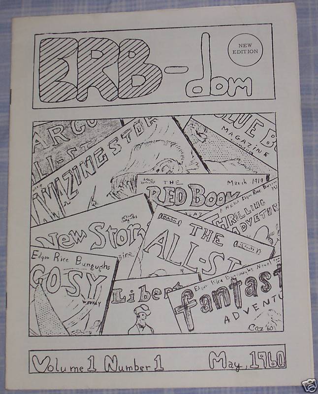 ERB DOM # 1 EDGAR RICE BURROUGHS FANZINE  