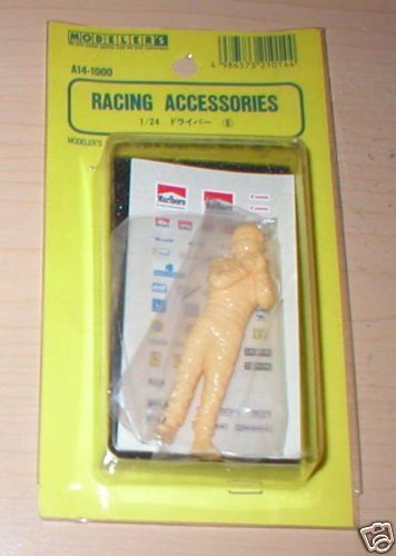 Modelers Jean Alesi Figure W/ Decals 1/24 Scale  