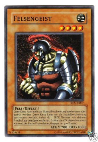 Yu Gi Oh Felsengeist DB2 DE007 common Karte  