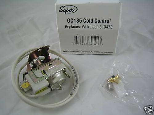 REFRIGERATOR COLD CONTROL REPLACES WHIRLPOOL 819470 NEW  