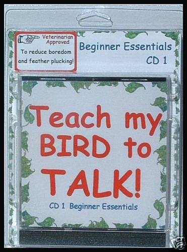 Bird Training   Teach My Bird To Talk CD1   Made in USA  