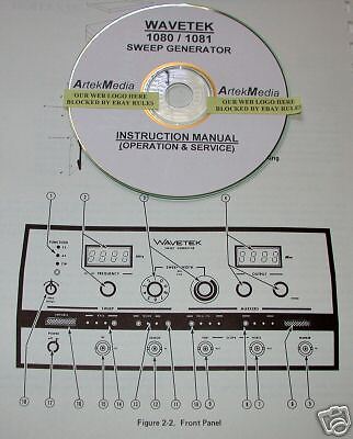 WAVETEK 1080 & 1081 INSTRUCTION ( OPS & SERVICE) MANUAL  