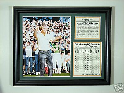 Jack Nicklaus 1986 Masters Champion photo tribute  