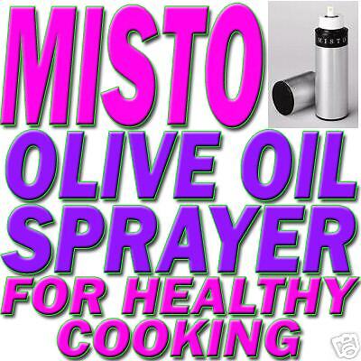 NEW MISTO Low Fat Gourmet Olive Oil Sprayer Air Pump  