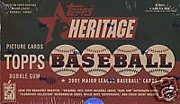 2001 Topps Heritage Baseball Hobby box  