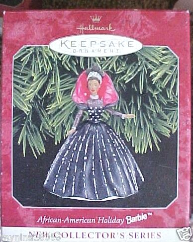 1998 Hallmark Keepake Ornament AFRICAN AMERICAN BARBIE  