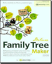 Family Tree Maker Deluxe 2008 Win XP Vista SEALED New