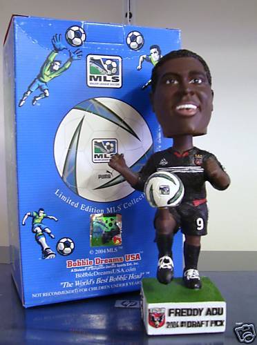 Freddy Adu 2004 DC United Bobble Bobblehead SGA sm chip  