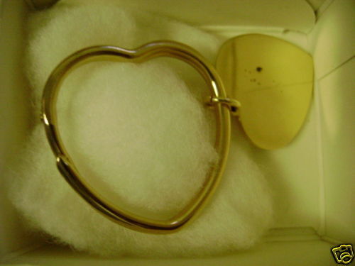 1986 Avon Dangling Heart Key Ring  